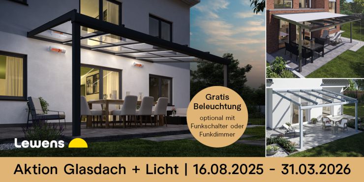 Aktionswochen Glasdach + Licht in Laupheim